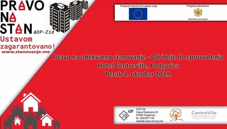 Podgorička deklaracija o adekvatnom stanovanju na Zapadnom Balkanu - Podgorica Declaration on adequate housing in the Western Balkans